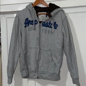 Aeropostale fleece Sherpa zip up jacket